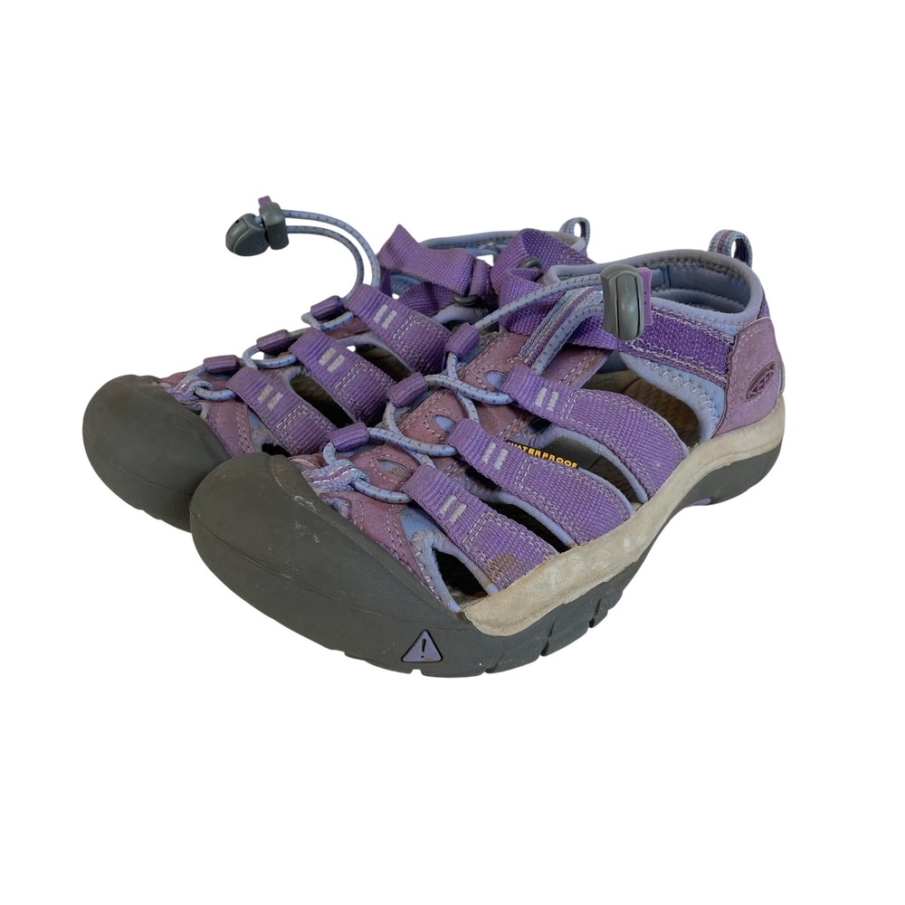 Keen Newport H2 Purple Waterproof Hiking Sandals Youth Size 3 Outdoor Camping